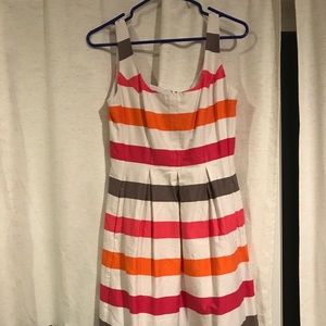 Striped pleated dress - great for spring summer
